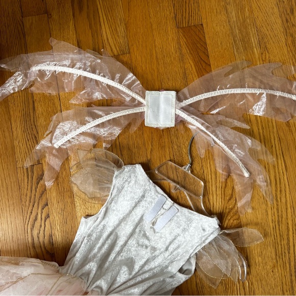 Unicorn Fairy Princess Costume Set with Velcro Wings & Horn/Ears Headband Sz 6X - Picture 8 of 11